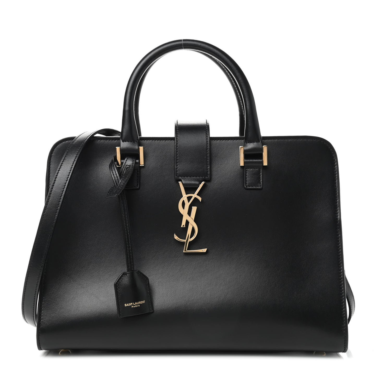 Smooth Calfskin Small Monogram Cabas Black