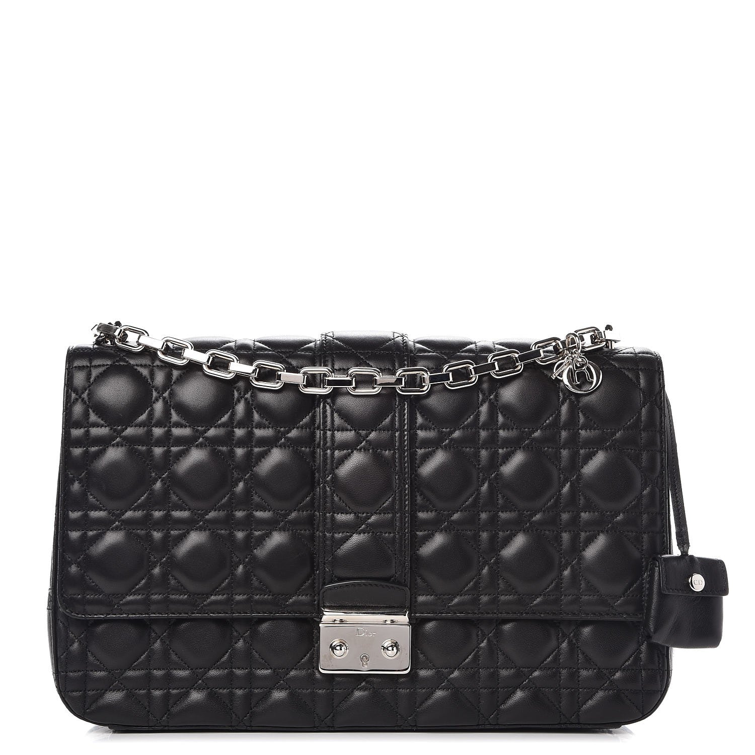 Christian Dior Lambskin Cannage Large Miss Dior Flap Black 1 of 7