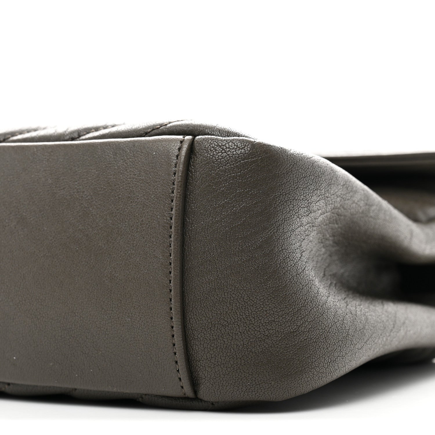 Saint Laurent Sheepskin Matelasse Chevron Monogram Large College Satchel Dark Anthracite 10 of 10