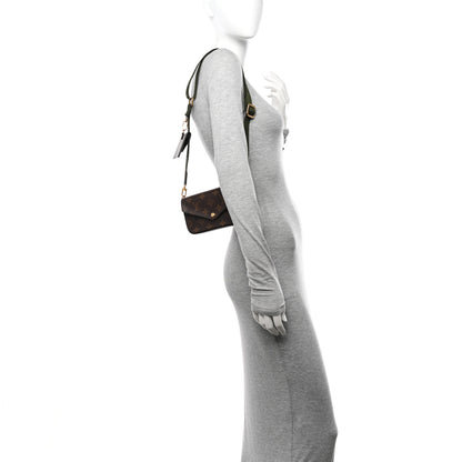 Louis Vuitton Monogram Felicie Strap & Go Kaki 2 of 12