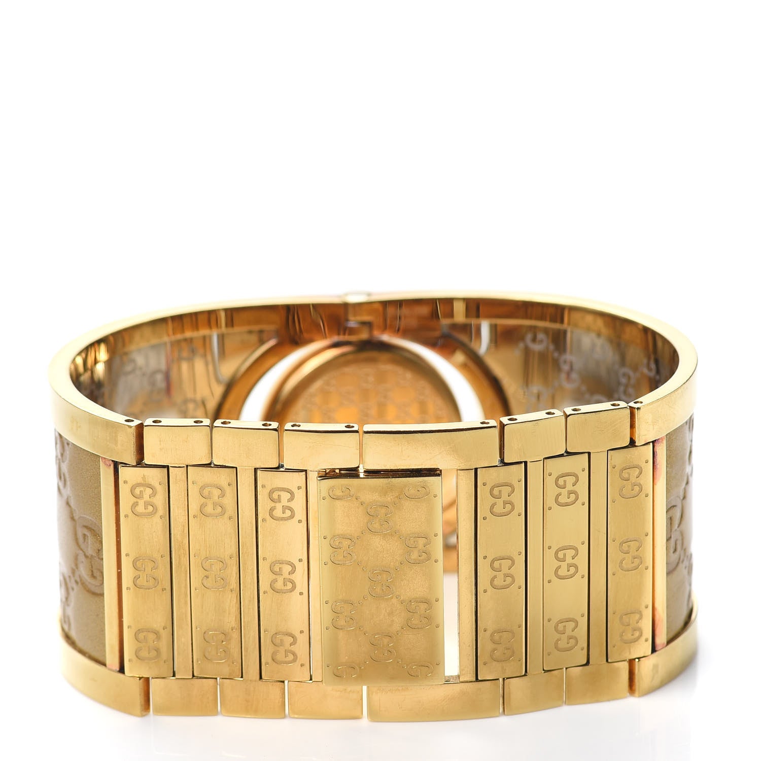 Gucci Stainless Steel Calfskin 33mm Twirl Quartz Watch Bronze 3 of 5