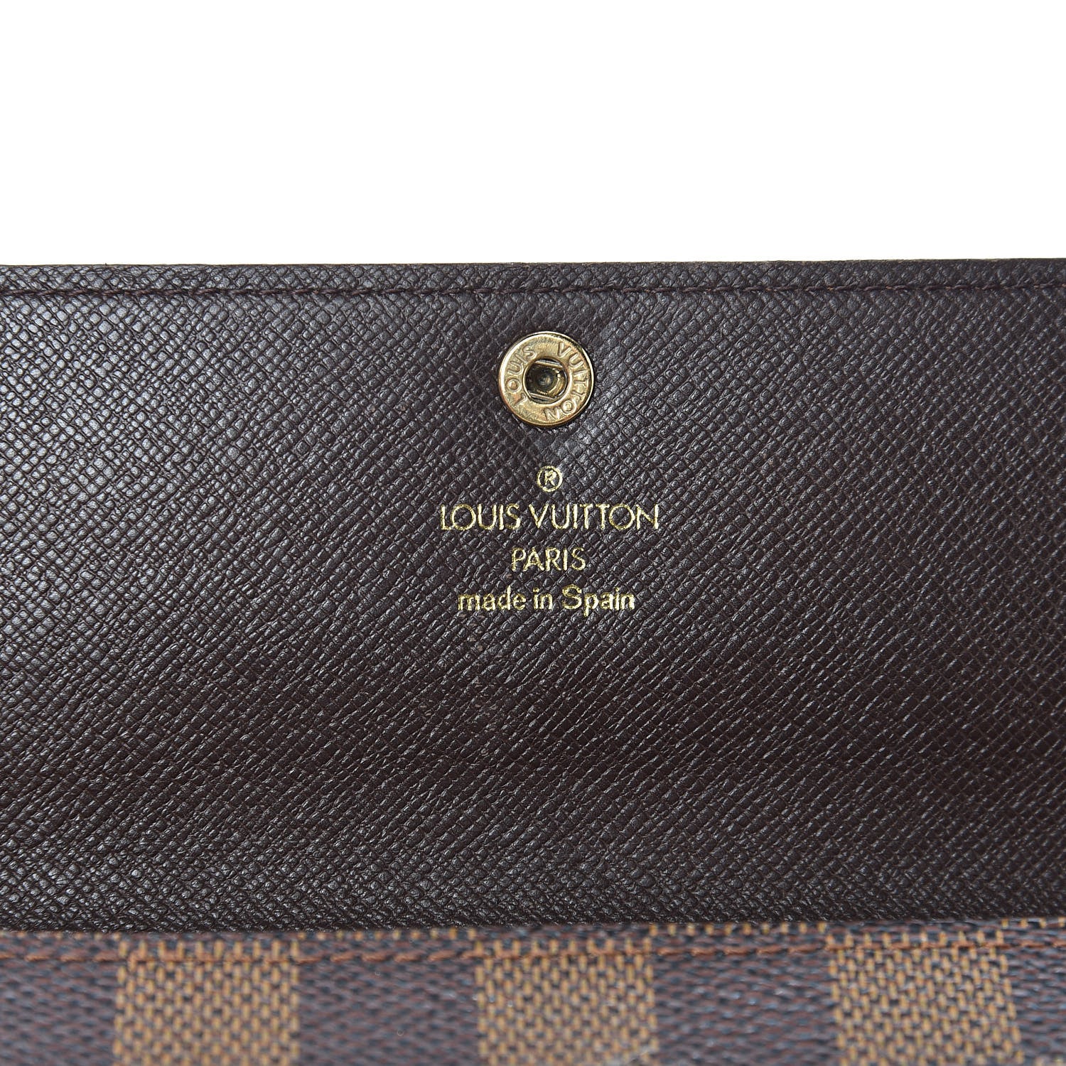 Louis Vuitton Damier Ebene Porte-Monnaie Wallet 8 of 12