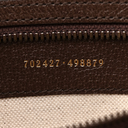 Gucci X ADIDAS Crystal Vintage Monogram Textured Dollar Calfskin Web Trefoil Logo Small Messenger Bag Mid Natural Nut Off White New Acero 7 of 12