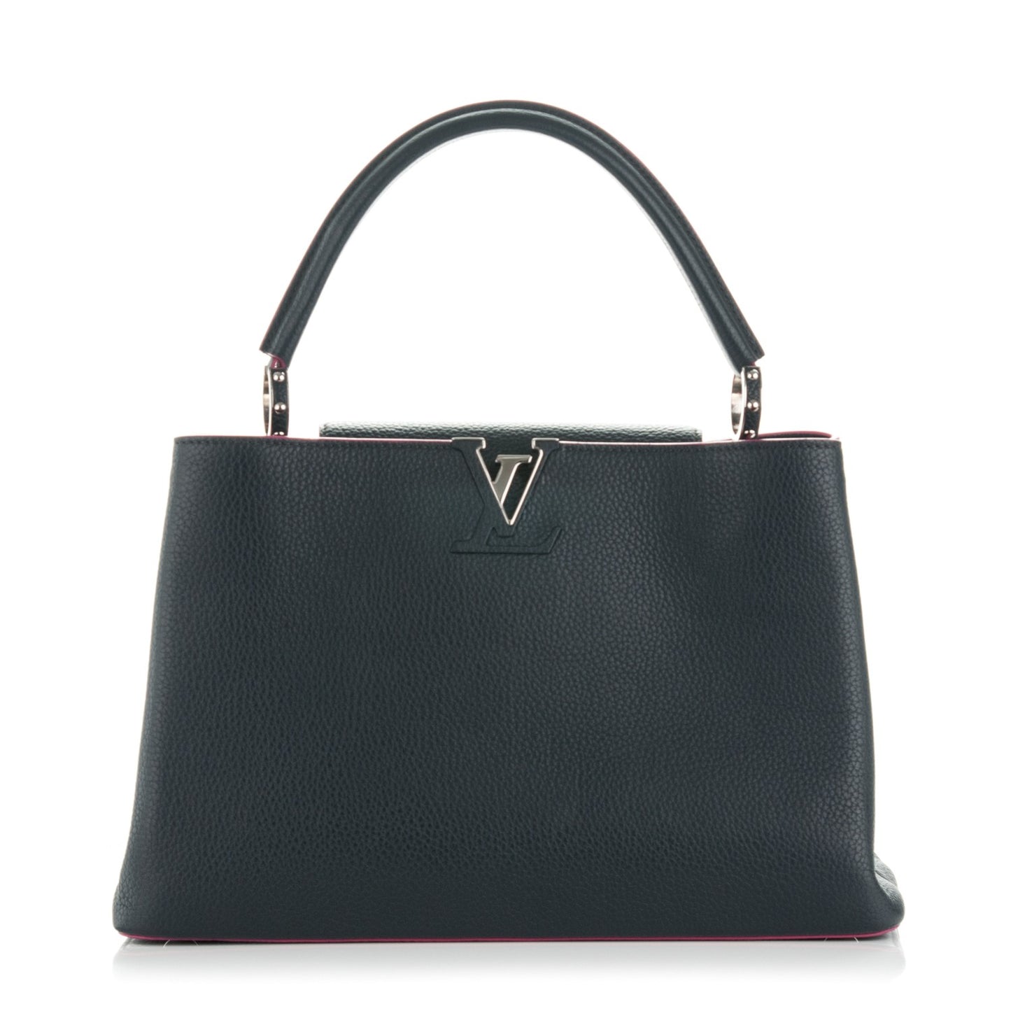 Taurillon Capucines MM Cobalt