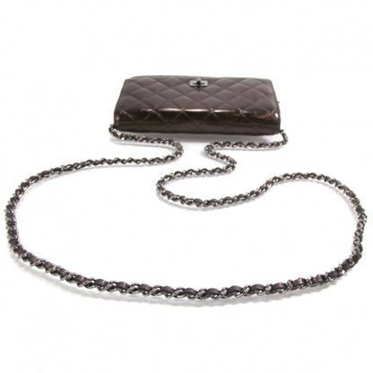 Chanel Leather Quilted Wallet On Chain Bronze 4 of 10