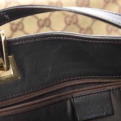 Gucci Monogram Large Bucket Tote Dark Brown 7 of 10