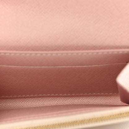 Louis Vuitton Damier Azur Rosalie Coin Purse Rose Ballerine 5 of 6