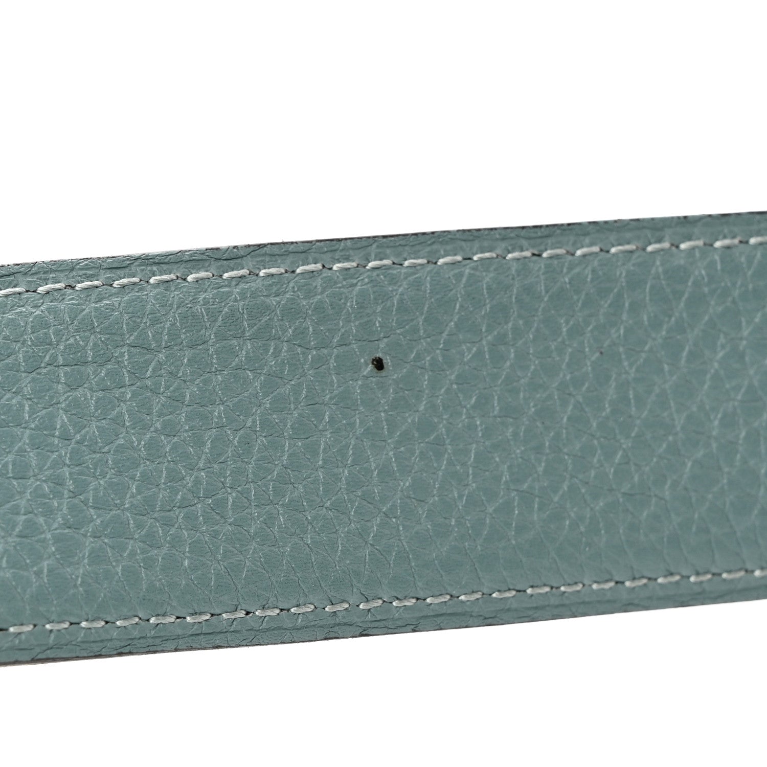 Hermes Box Togo 32mm Belt Strap 105 42 Graphite Ciel 7 of 12
