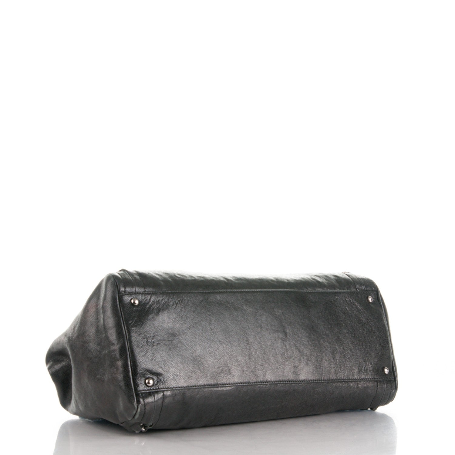 Chanel Glazed Caviar East West Modern Chain Tote Black 4 of 10