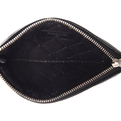 Chanel Lambskin Quilted Small Cosmetic Case Black 5 of 8