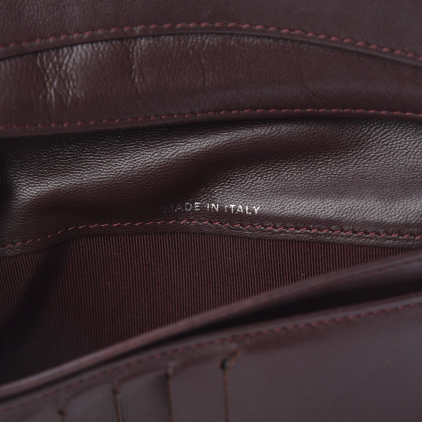 Lambskin Quilted Yen Wallet Black