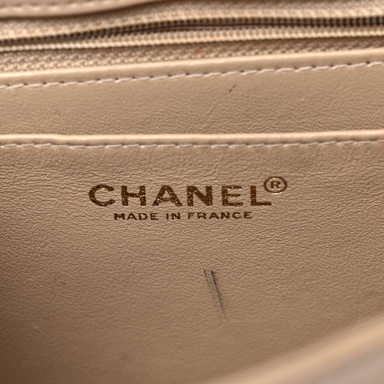 Chanel Lambskin Patent Chocolate Bar Flap Beige Black 5 of 15