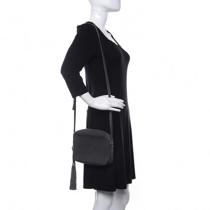 Saint Laurent Calfskin Monogram Small Lou Camera Bag Storm 2 of 14