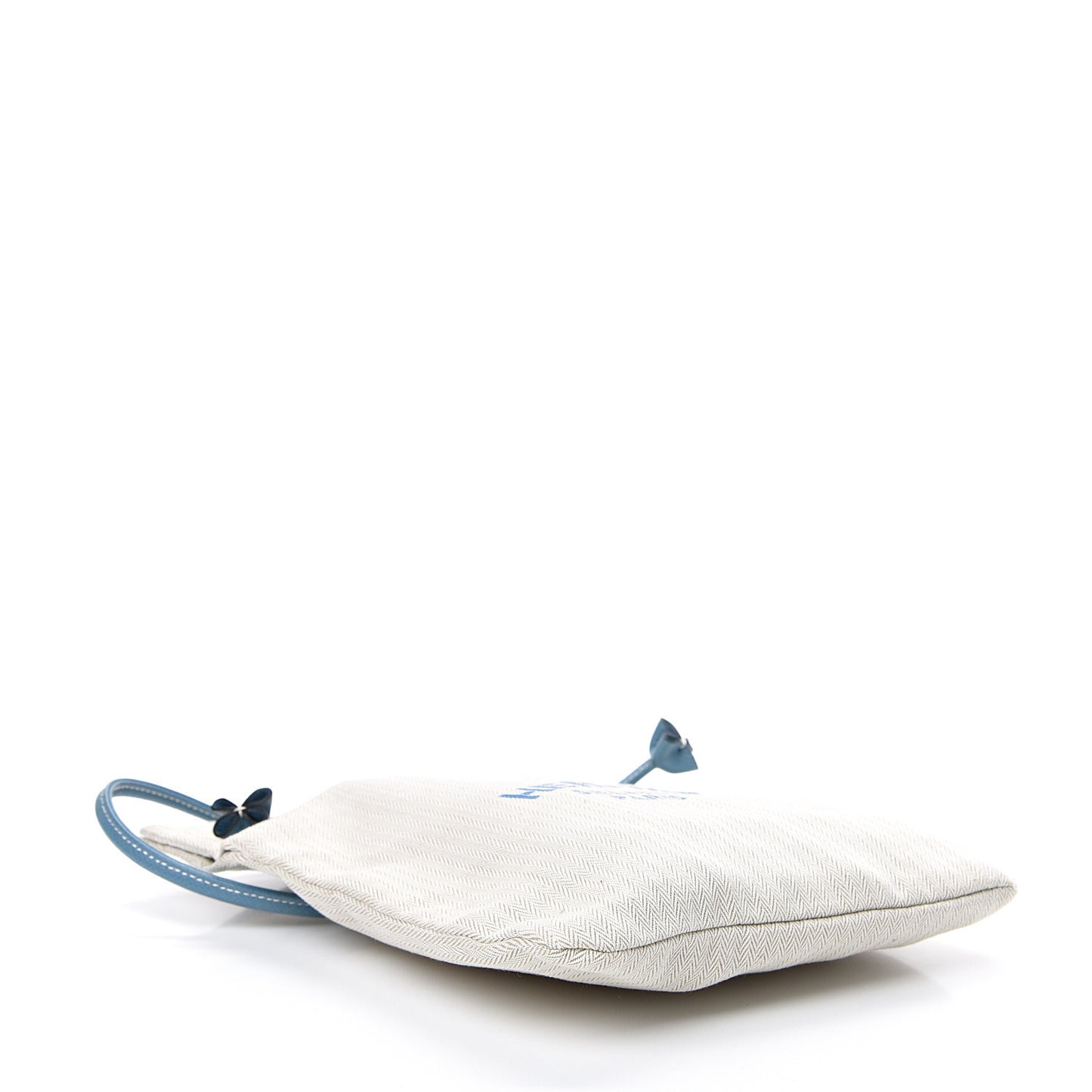 Canvas Epsom Aline Grooming Bag Craie