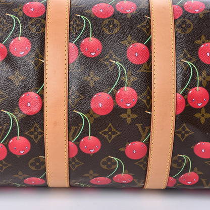 Louis Vuitton Monogram Cerises Keepall 45 10 of 17