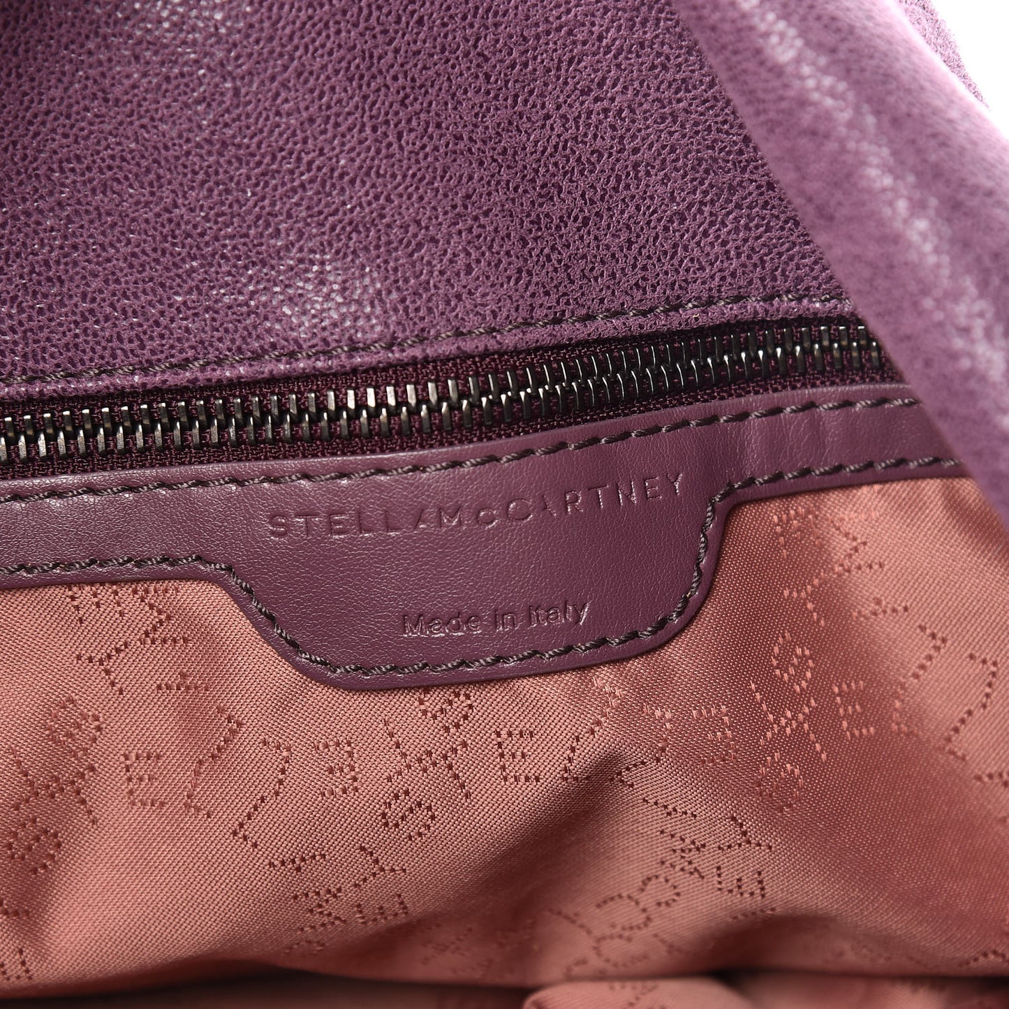 Shaggy Deer Falabella Fold Over Tote Amethyst