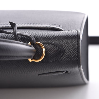 Hermes Epsom Kelly Sellier 25 Black 9 of 37