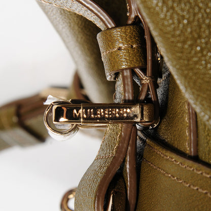Mulberry Polished Buffalo Alexa Satchel Pickle Green 12 of 12