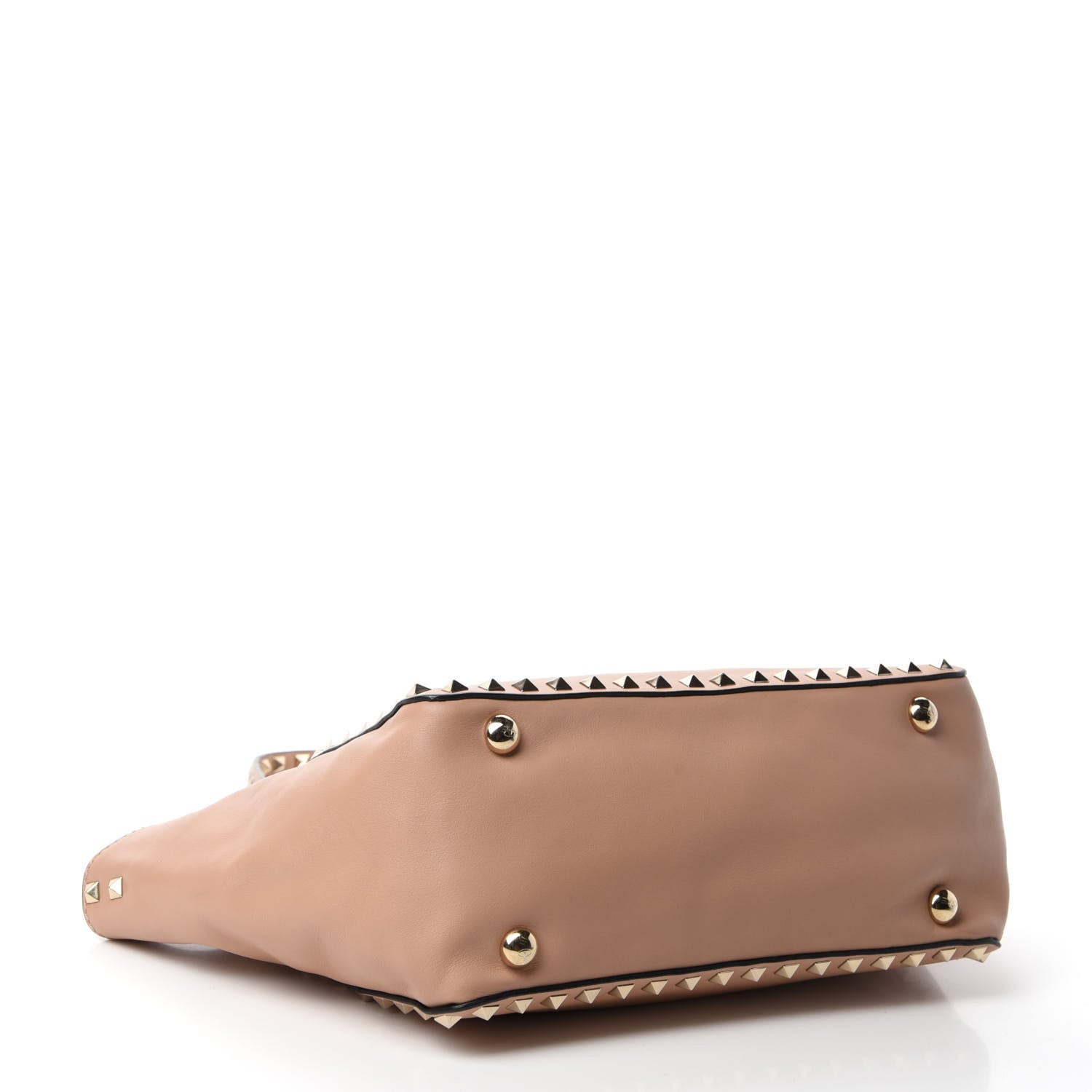 Valentino Garavani Vitello Small Rockstud Tote Skin Sorbet 4 of 9