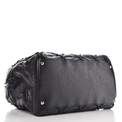 Chanel Calfskin Ultra Stitch Bowler Black 4 of 7
