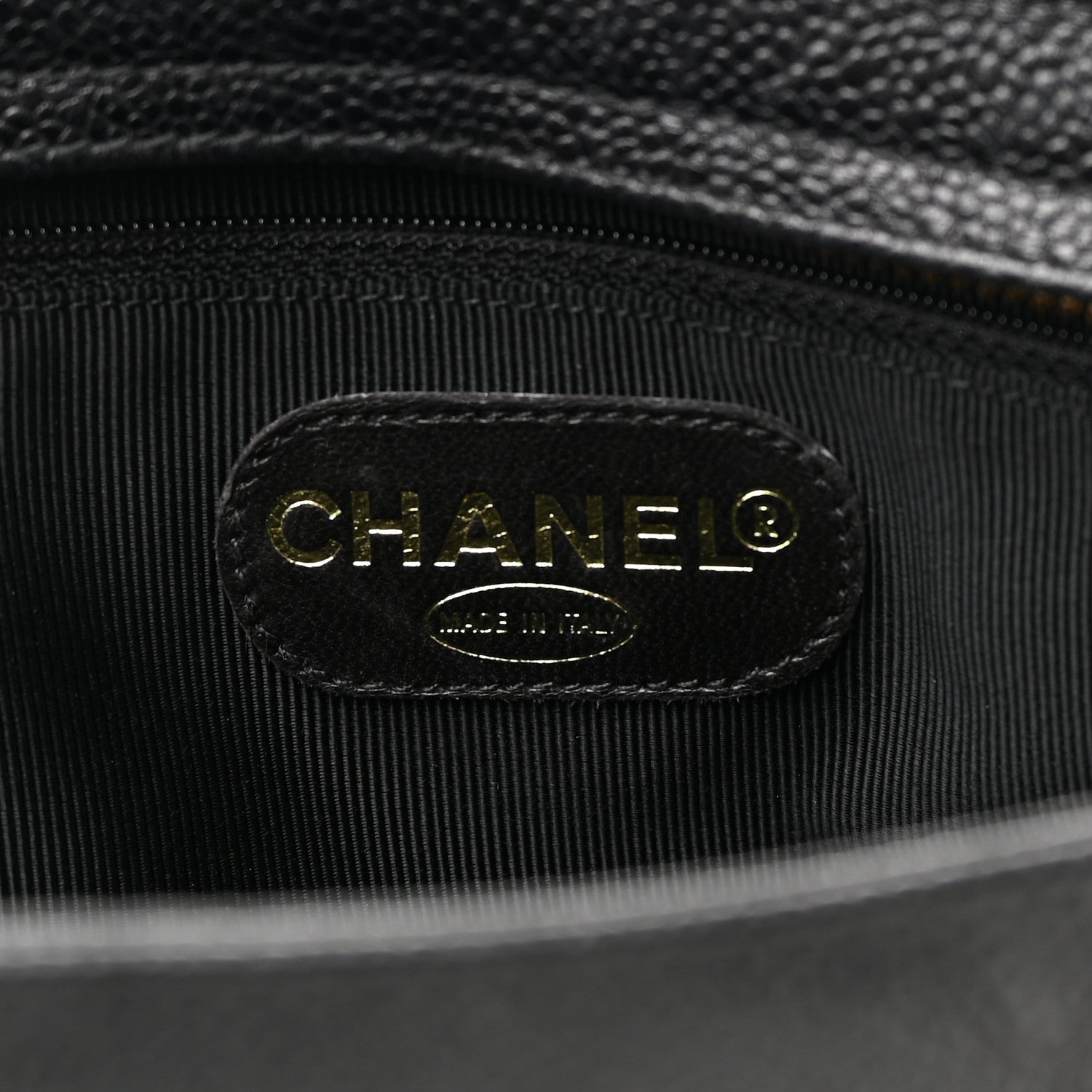 Chanel Caviar CC Shoulder Bag Black 6 of 11
