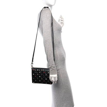 Louis Vuitton Lambskin Monogram Crystal Embossed Embellished Coussin BB Black 2 of 13