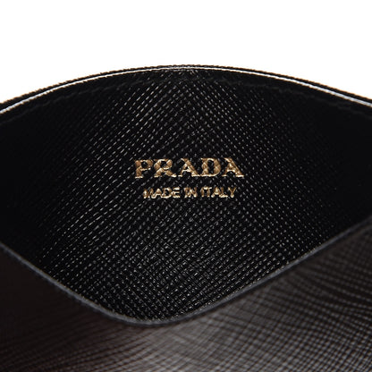 Prada Saffiano Metal Card Case Black 6 of 7