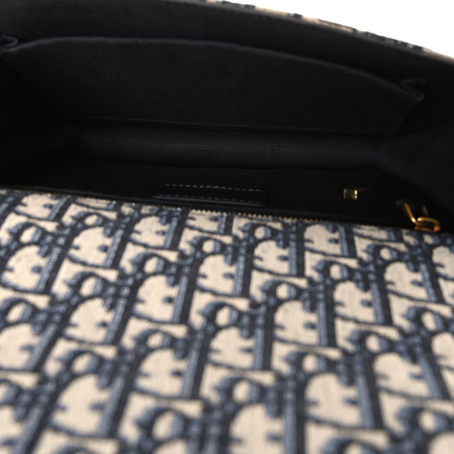 Christian Dior Oblique 30 Montaigne Flap Bag Blue 5 of 12