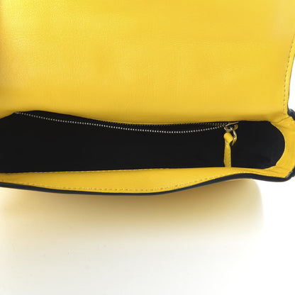 Fendi Nappa FF 1974 Embossed Mini Expandable Flap Bag Mimosa 5 of 10