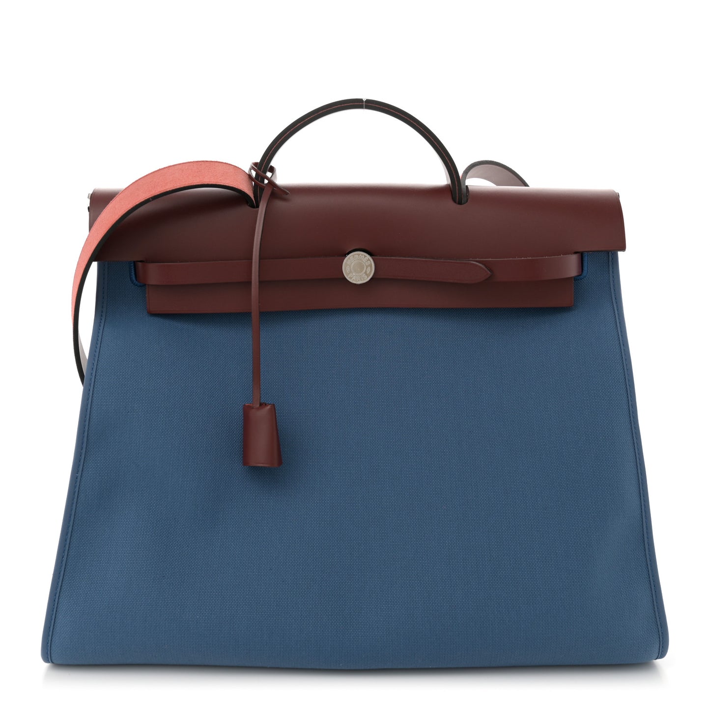 Toile Vache Hunter Herbag Zip 39 MM Bleu Orage Rouge H