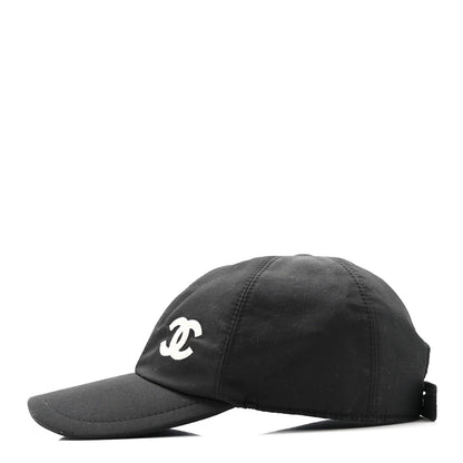 Chanel Cotton CC Cap Hat Black 4 of 11