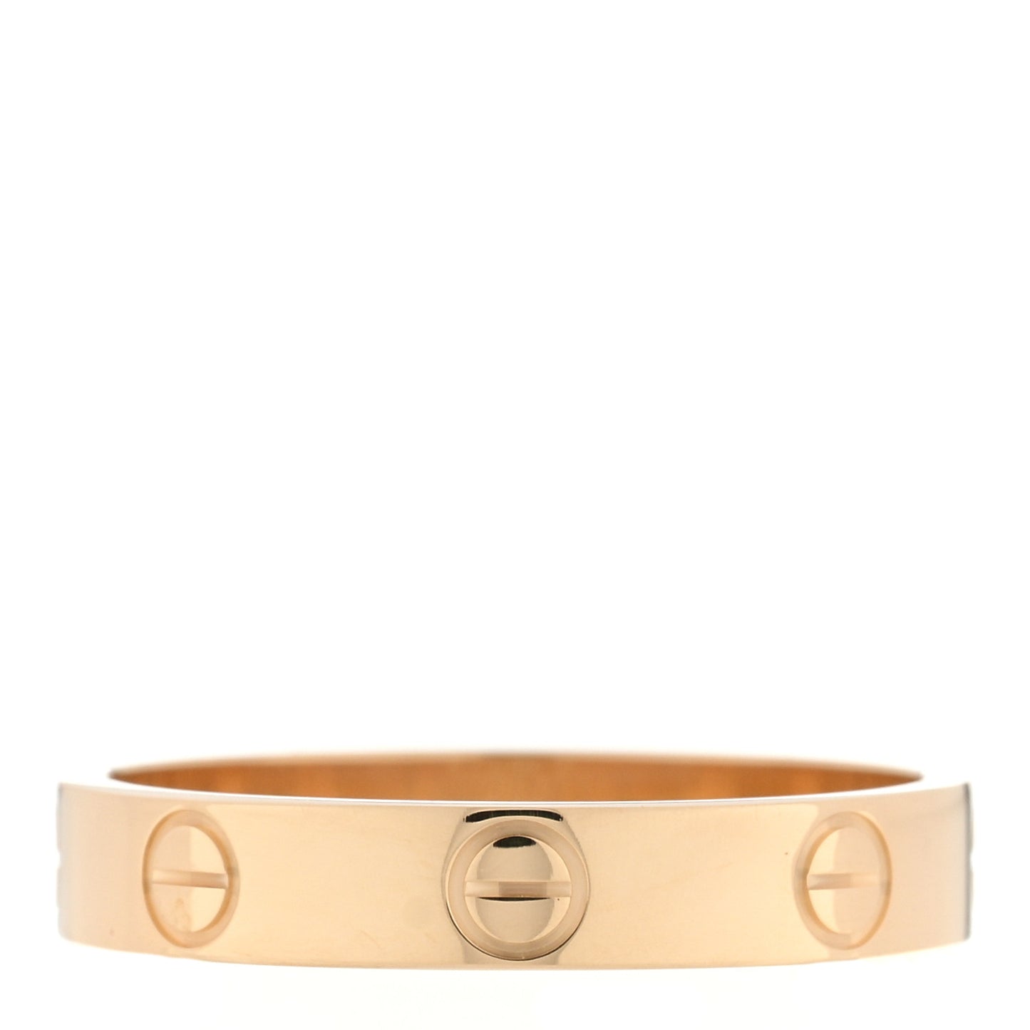 18K Yellow Gold 3.5mm LOVE Wedding Band Ring 55 7.25
