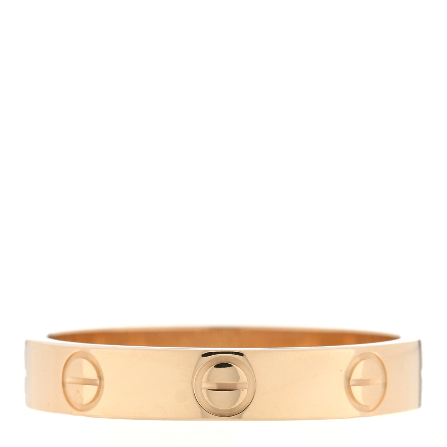 Cartier 18K Yellow Gold 3.5mm LOVE Wedding Band Ring 55 7.25 3 of 4