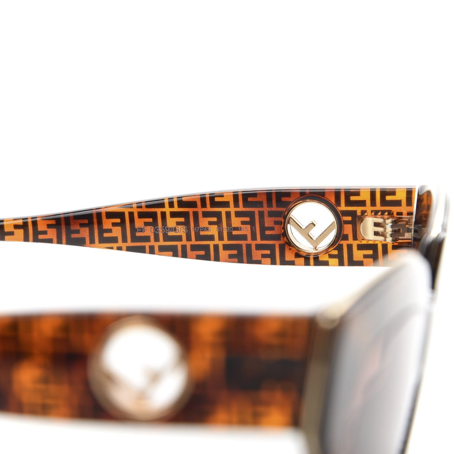 Acetate F is Fendi 51mm Cat Eye Sunglasses FF 0359/S Tortoise Camouflage