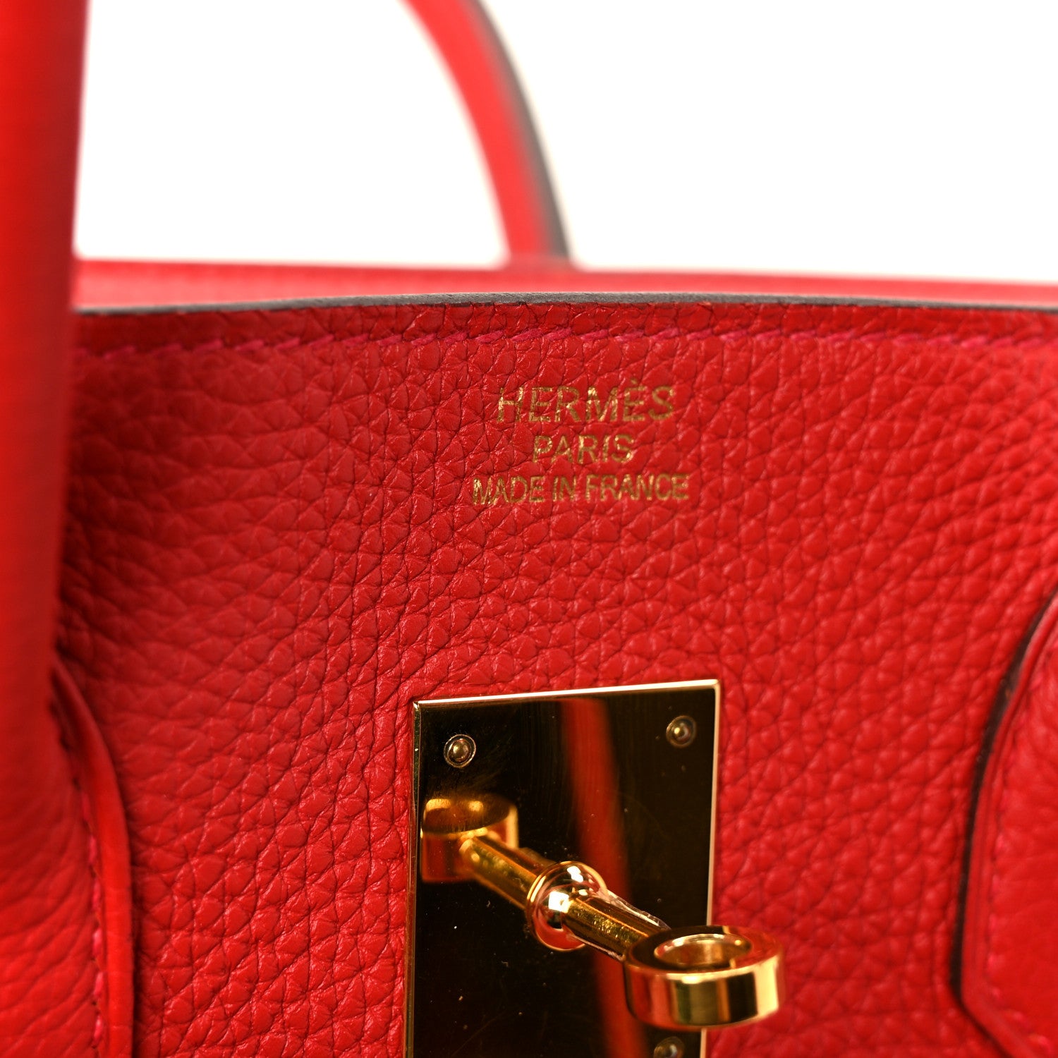 Hermes Togo BIRKIN 35 Geranium 7 of 12
