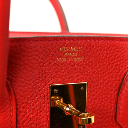 Hermes Togo BIRKIN 35 Geranium 7 of 12