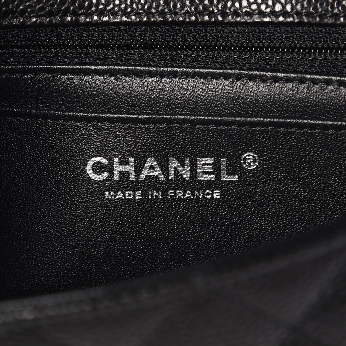 Caviar Quilted Mini Rectangular Flap Black