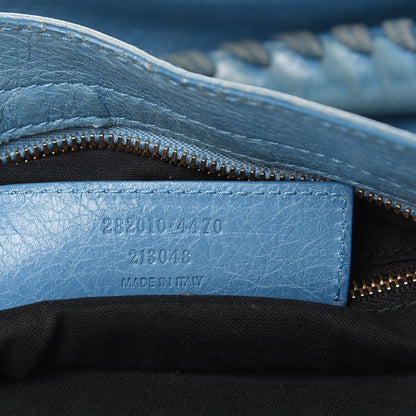 Balenciaga Agneau Giant 12 Rose Gold Hardware City Bleu Indigo 7 of 15