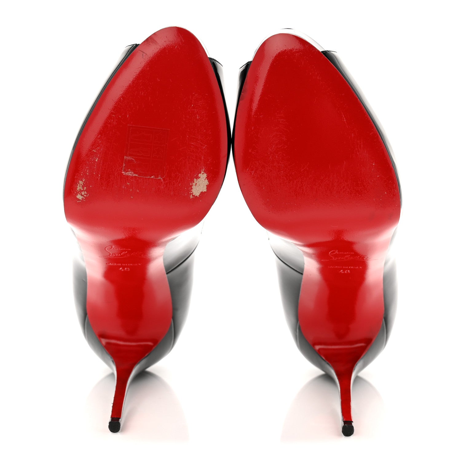 Christian Louboutin Patent New Very Prive 120 Pumps 40 Black
