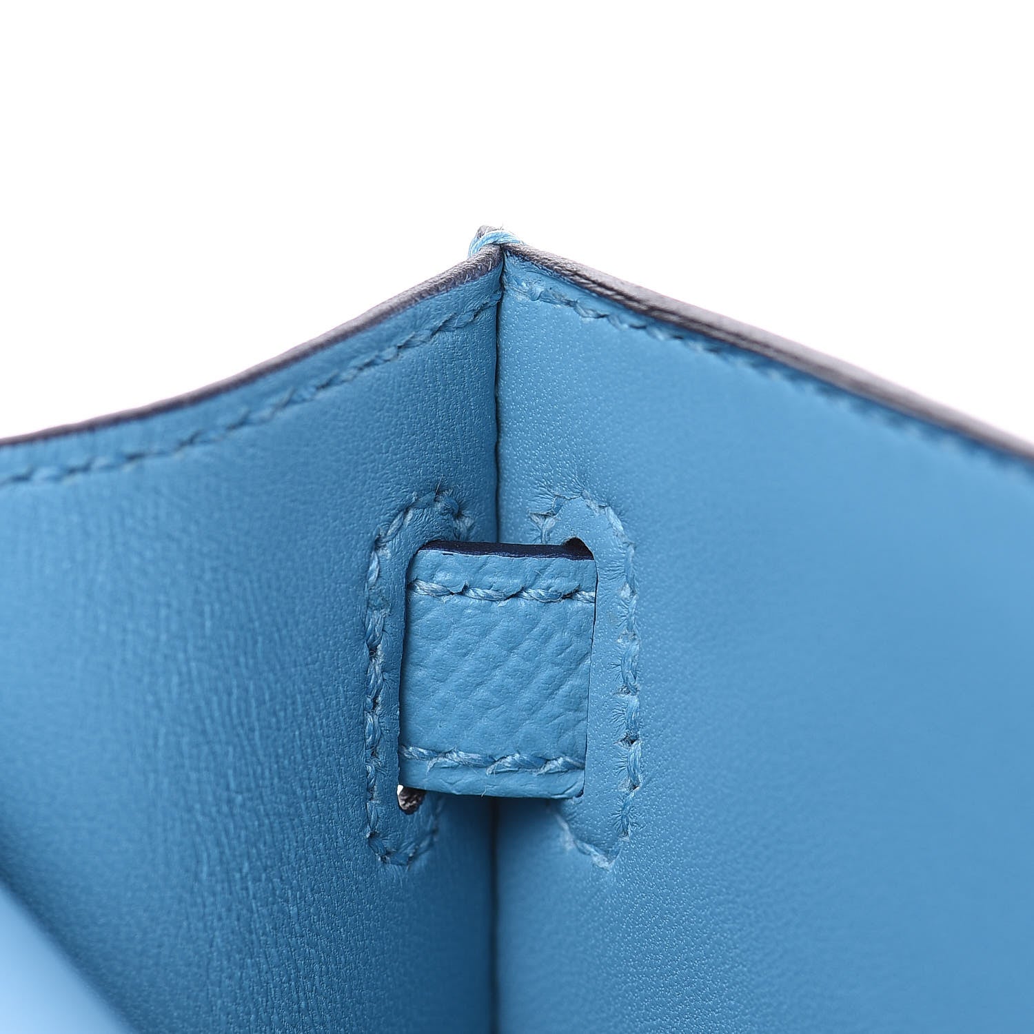 Hermes Epsom Mini Kelly Sellier 20 Bleu Du Nord 17 of 28