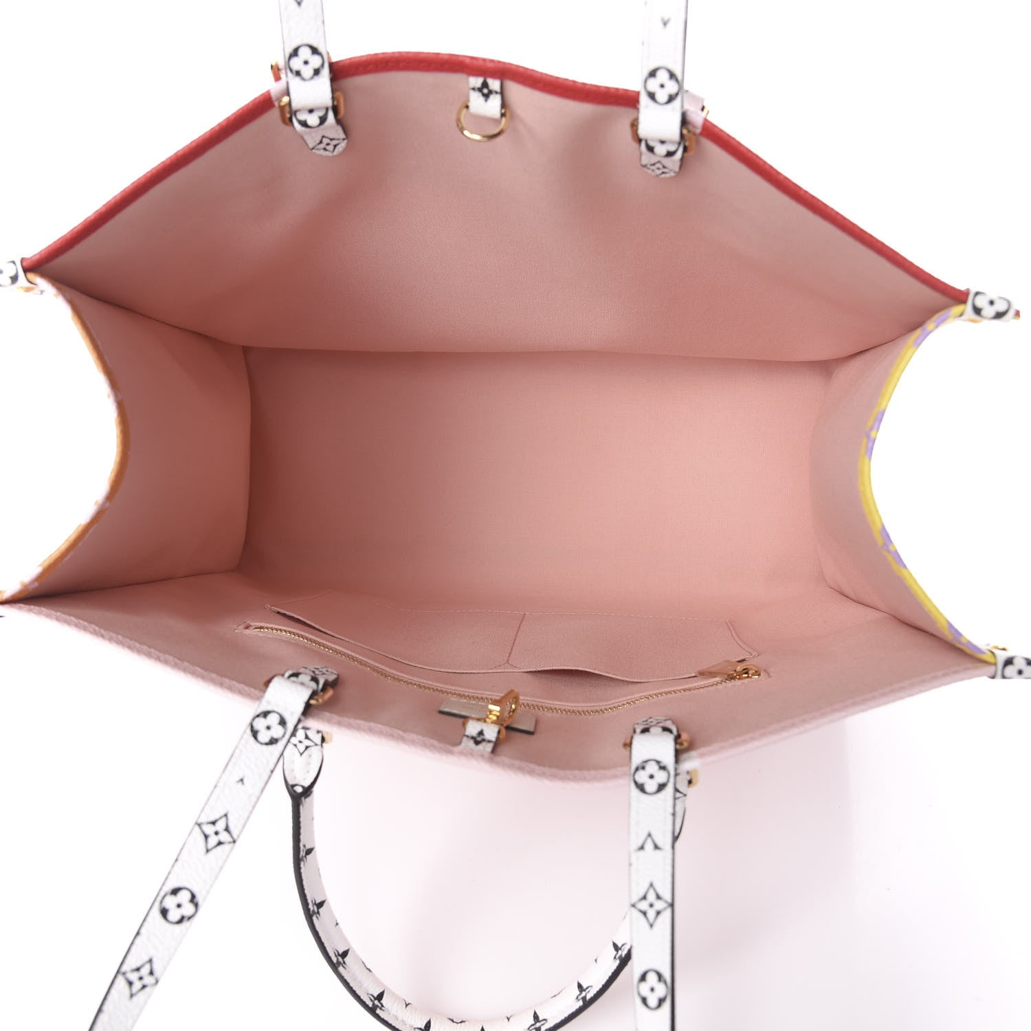 Louis Vuitton Monogram Giant Onthego GM Rouge Rose 4 of 8