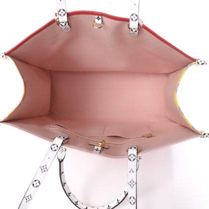 Louis Vuitton Monogram Giant Onthego GM Rouge Rose 4 of 8