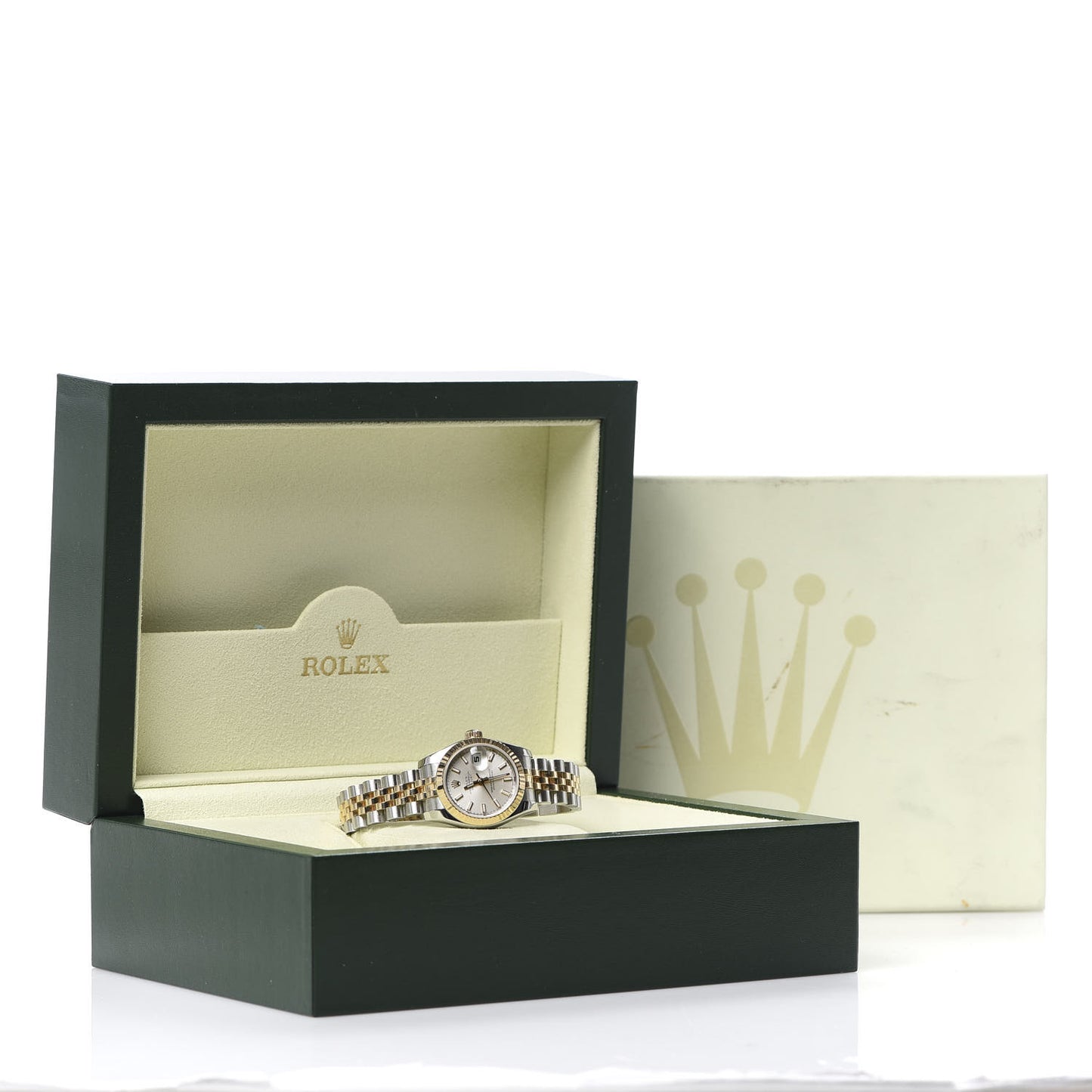 Stainless Steel 18K Yellow Gold 26mm Oyster Perpetual Datejust Watch Silver 179173