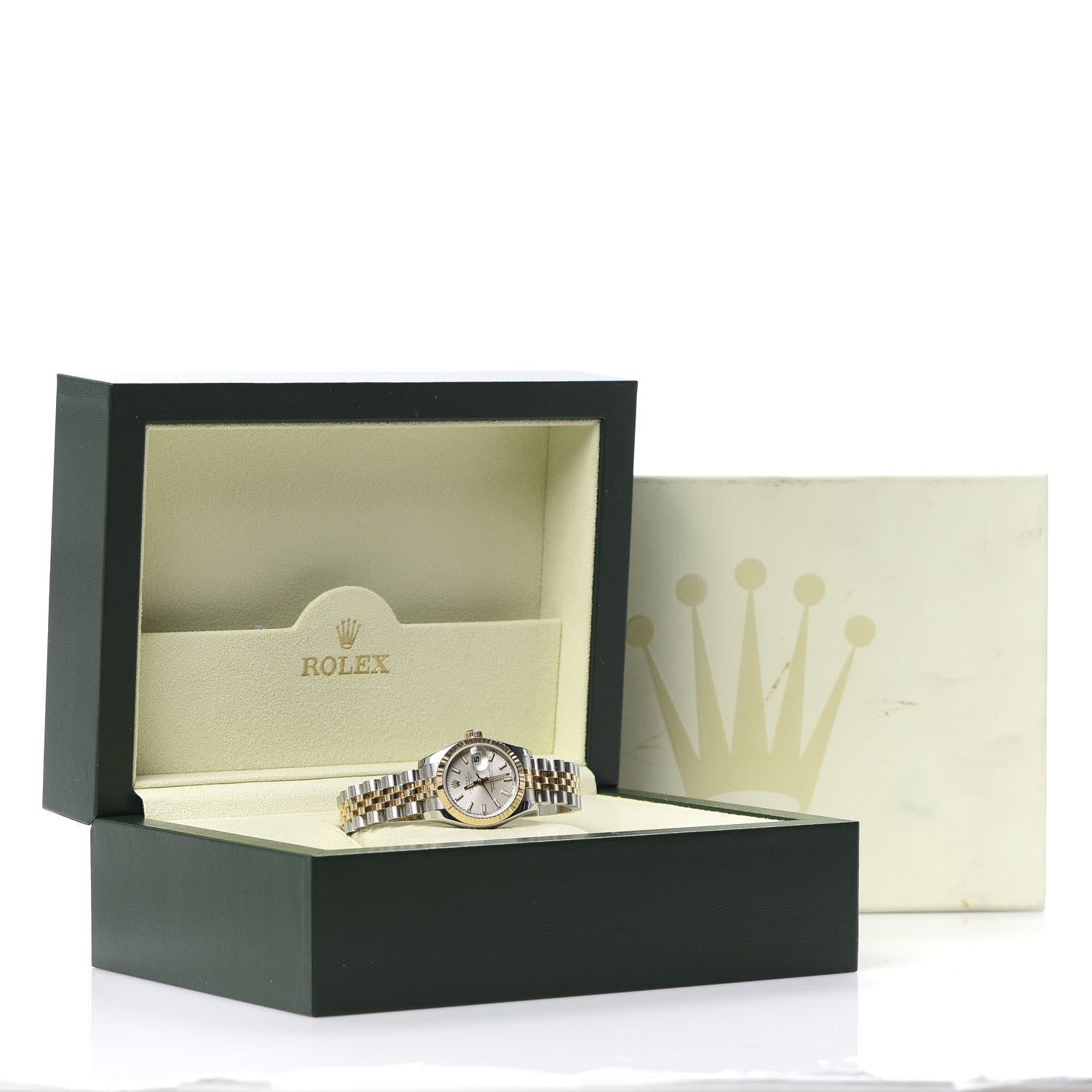 Rolex Stainless Steel 18K Yellow Gold 26mm Oyster Perpetual Datejust Watch Silver 179173 7 of 7