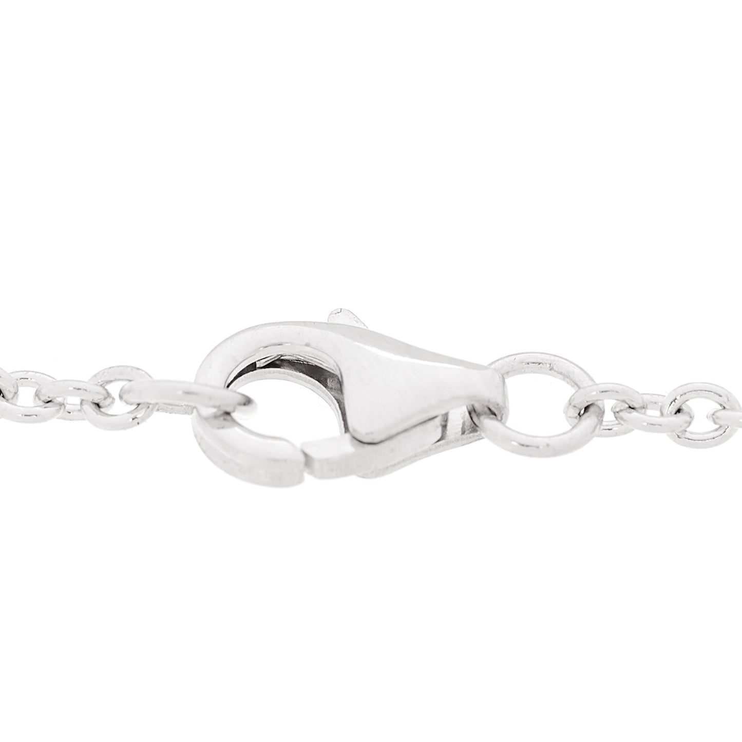 18K White Gold Interlocking LOVE Bracelet