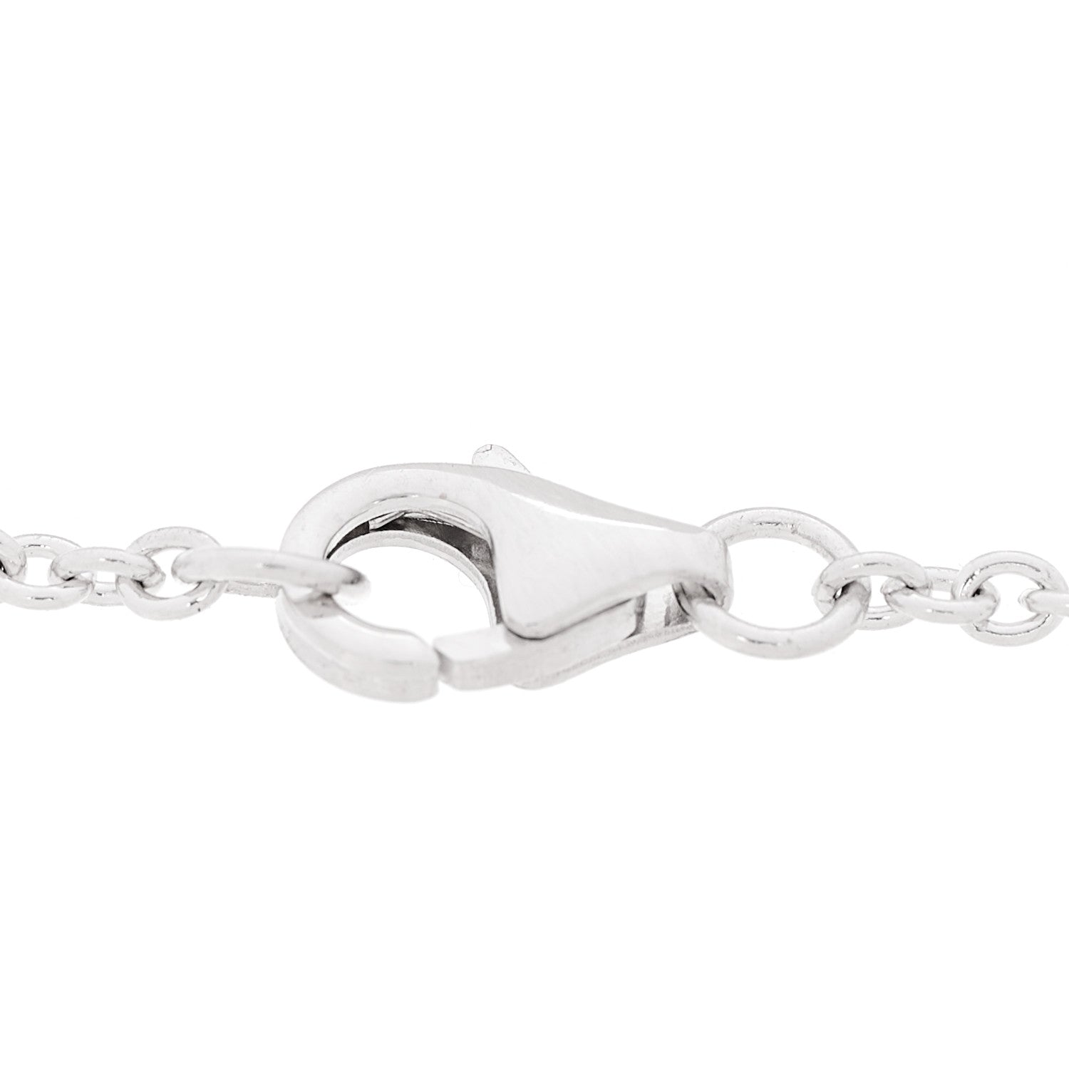 Cartier 18K White Gold Interlocking LOVE Bracelet 4 of 6