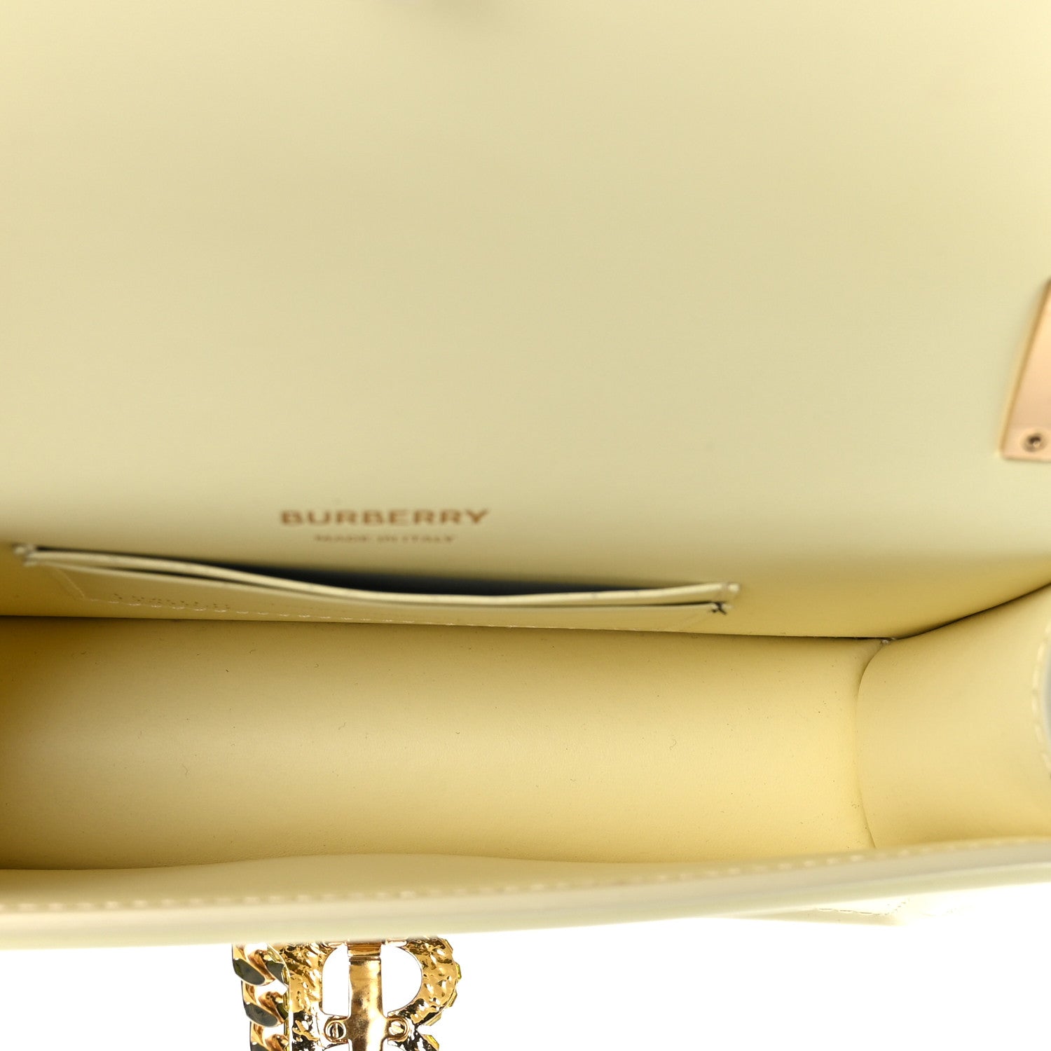 Burberry Calfskin Mini TB Bag Cool Lemon 5 of 11