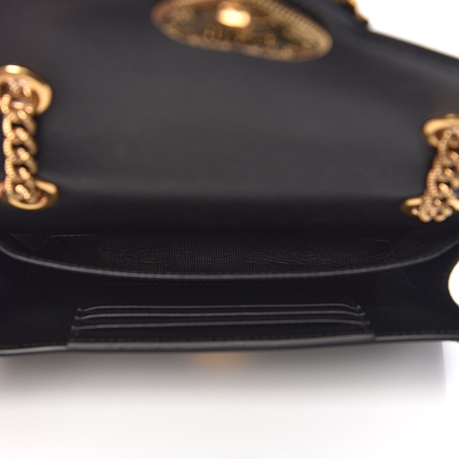 Dolce & Gabbana Smooth Calfskin Mini Devotion Crossbody Bag Black 5 of 10