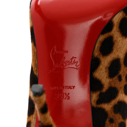 Christian Louboutin Pony Hair Leopard Luxor Piou Piou 85 Pumps 39.5 Leopard 7 of 10