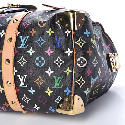 Louis Vuitton Monogram Multicolor Keepall 45 Black 8 of 13